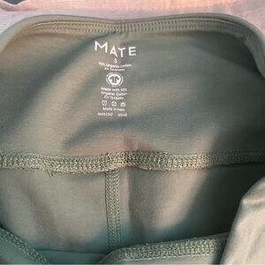 MATE Kiwi Green Stretch Biker Shorts